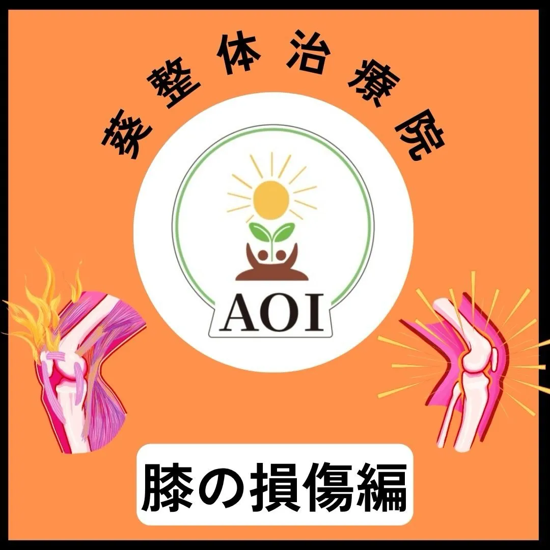 【図解】膝の損傷、実はこんなに種類があります！